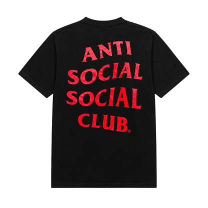 Playera Anti Social Social Club Red Black