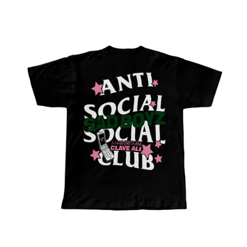 Playera Anti Social Social Club x Sadboyz Clave Ali