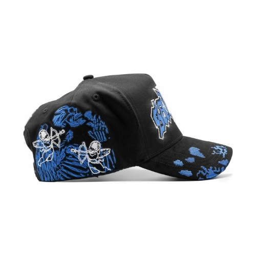 Gorra Dandy Hats LA Angel Azul Crystals x Junior H