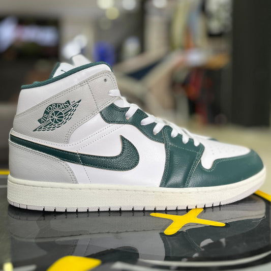 Jordan 1 Mid SE Oxidized Green White