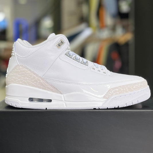 Jordan 3 White and Silver