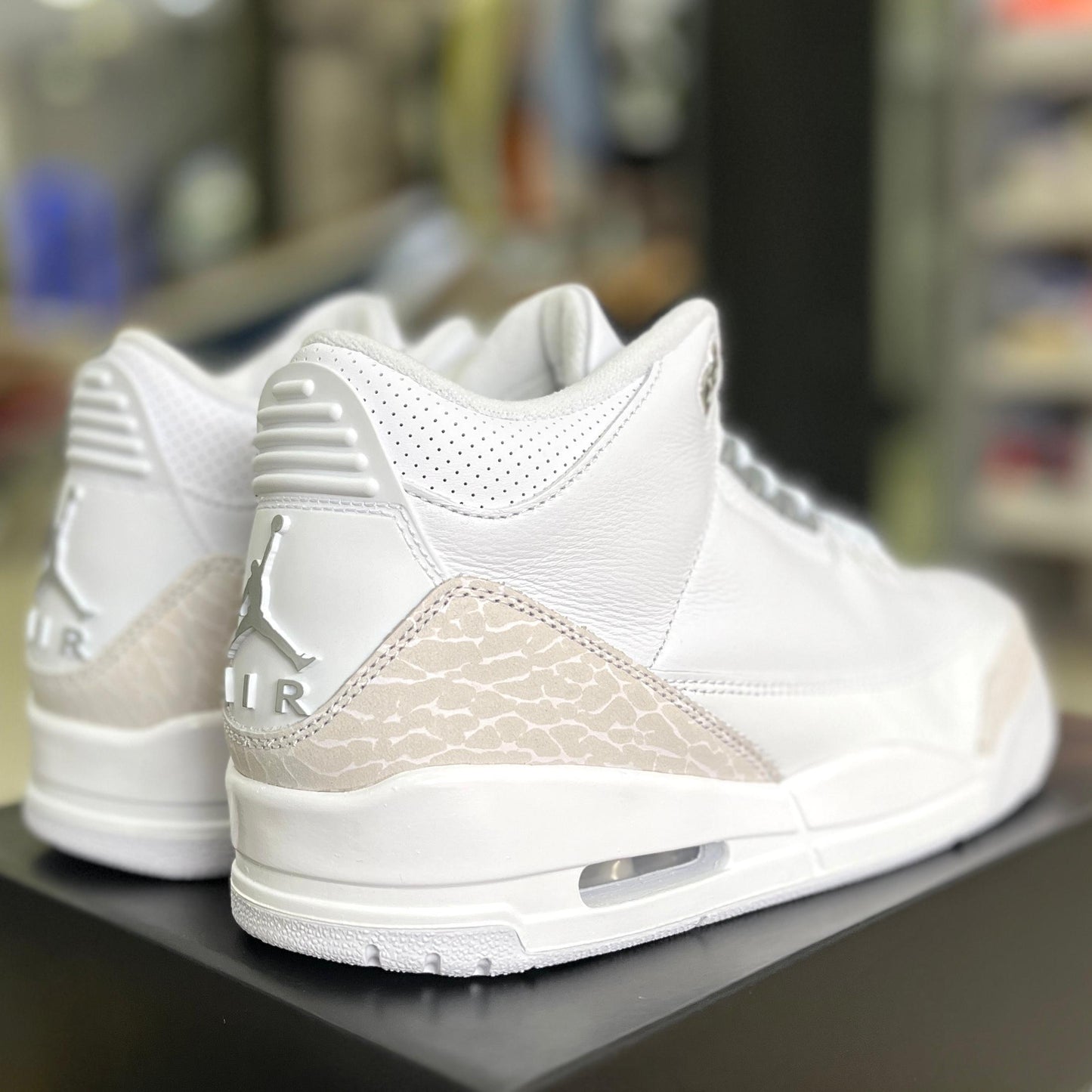 Jordan 3 White and Silver