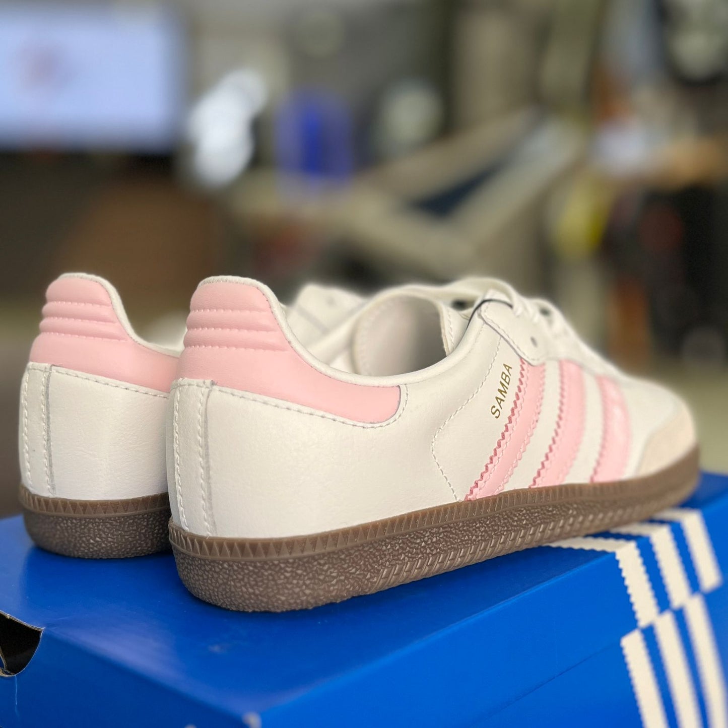 Samba White Clear Pink