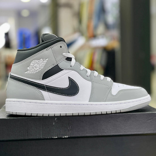 Jordan 1 Mid Light Smoke Grey