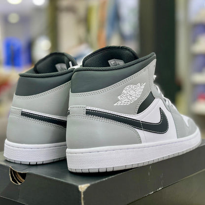 Jordan 1 Mid Light Smoke Grey