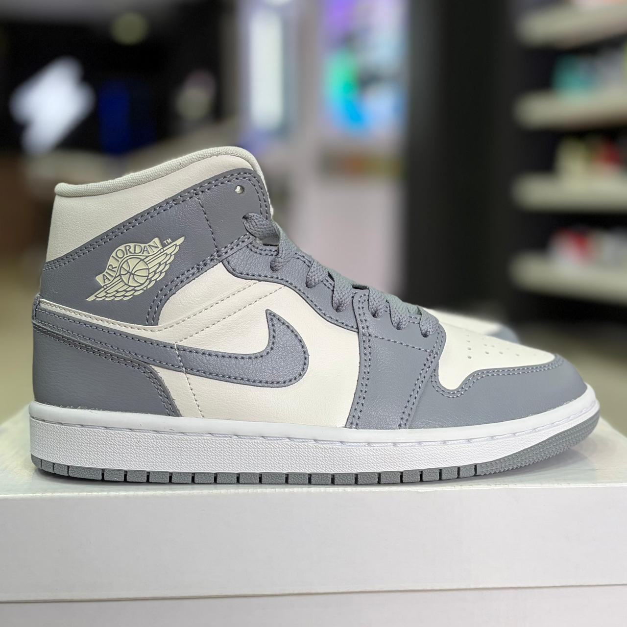 Jordan 1 Mid Stealth