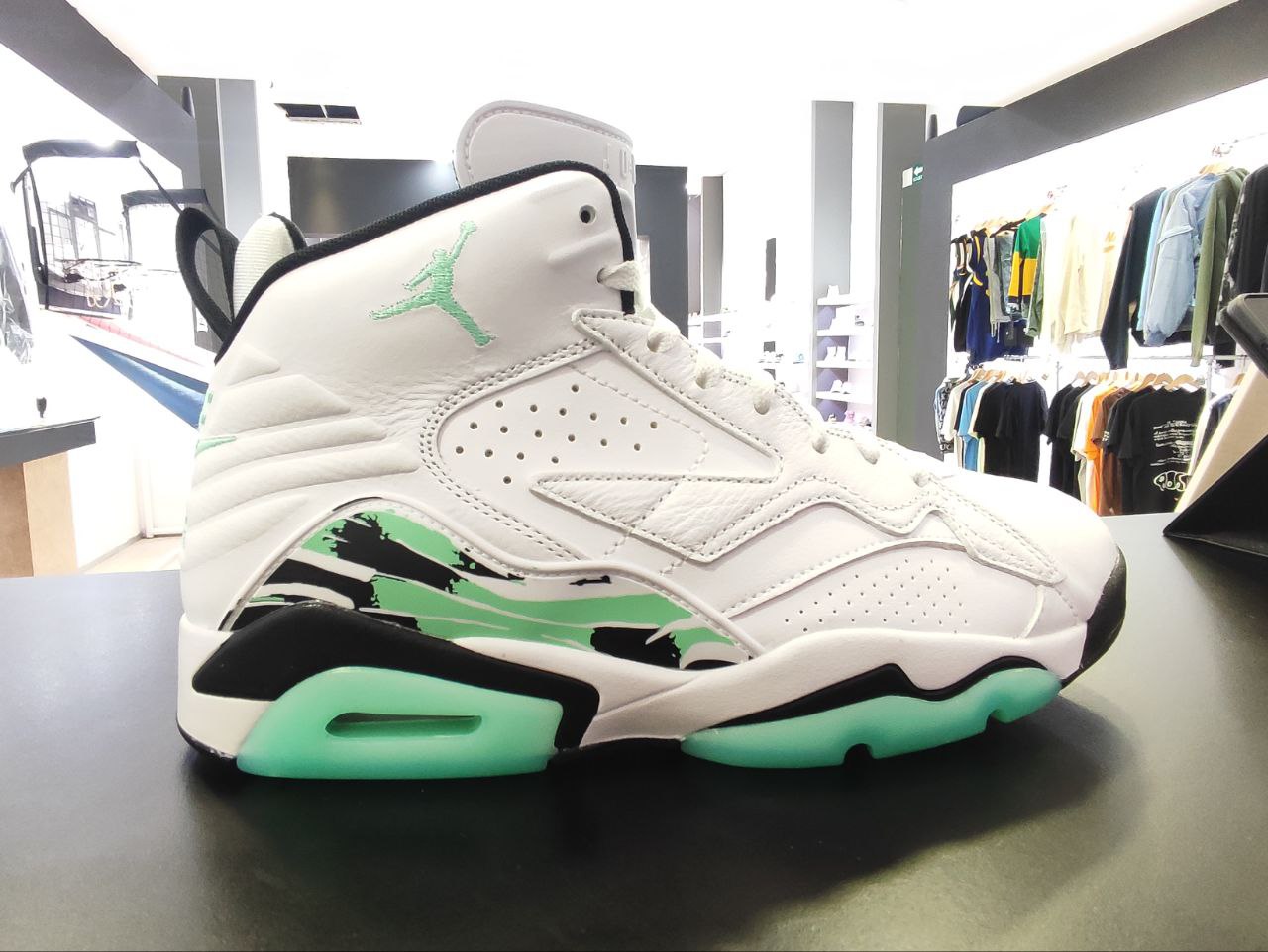 Jordan MVP White Green Glow