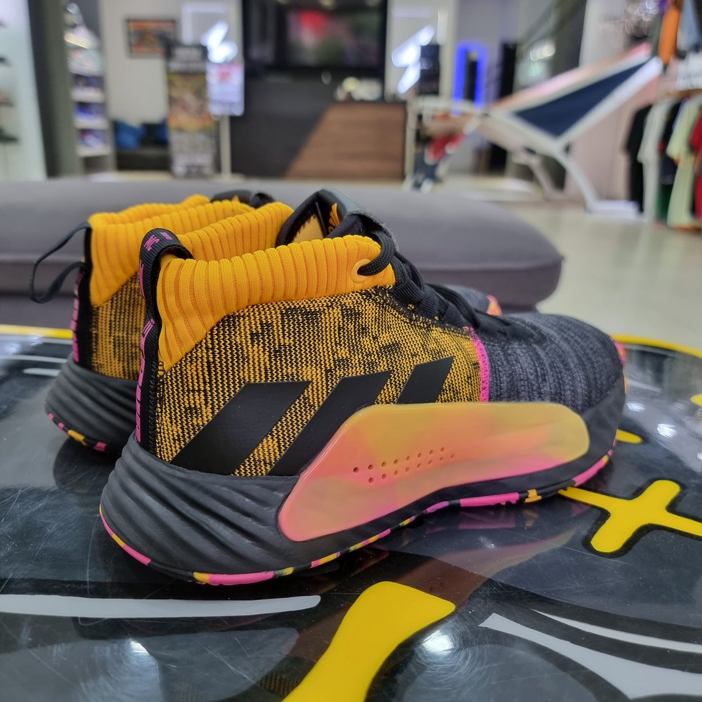 adidas Dame 5 Core Black Shock Pink