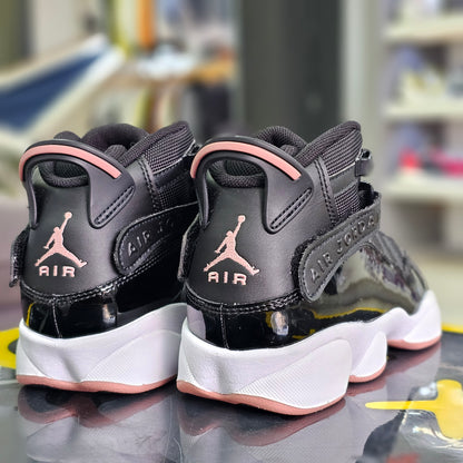 Jordan 6 Rings Black Rust Pink
