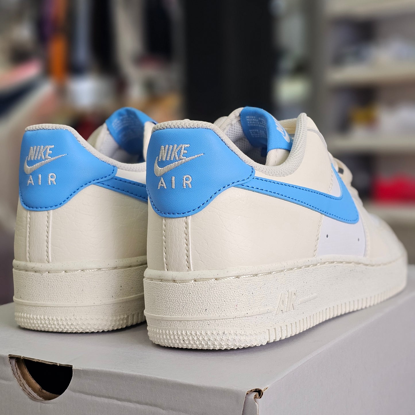 Air Force 1 Pale Ivory University Blue