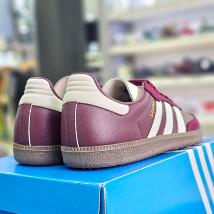 Adidas Samba Maroon Off White Gum