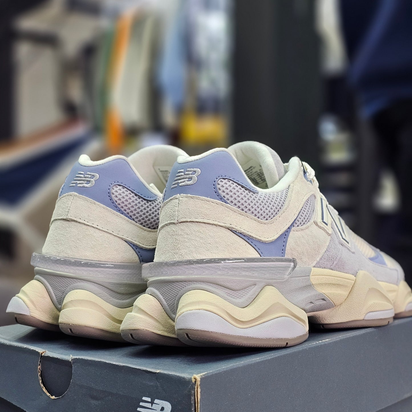 New Balance 9060 Pearl Grey Linen