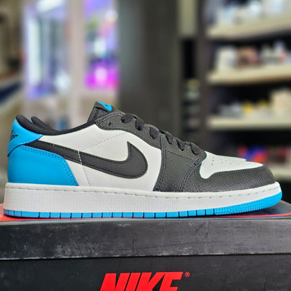 Jordan 1 Low OG Black Dark Powder Blue