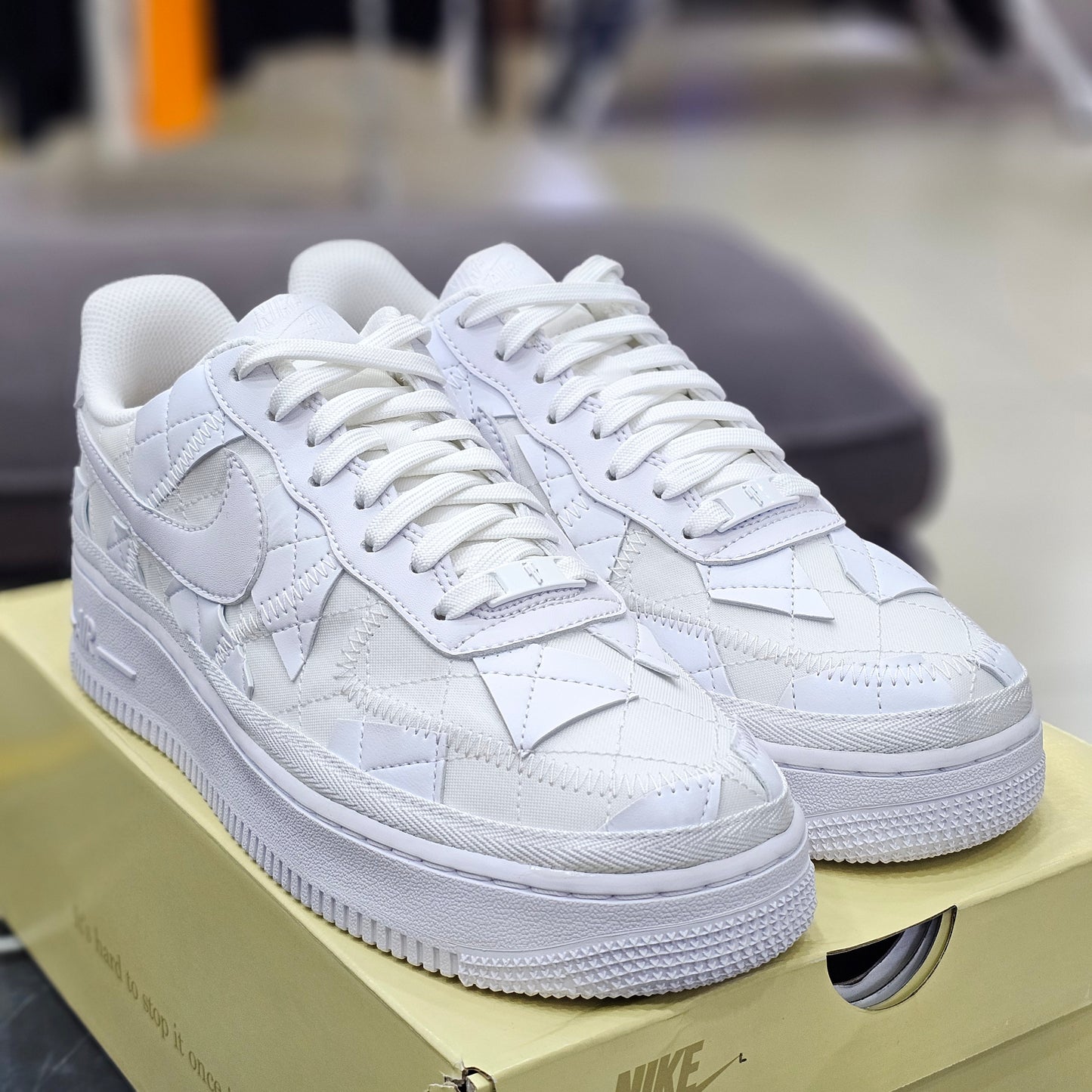 Air Force 1 Billie Elish Triple White