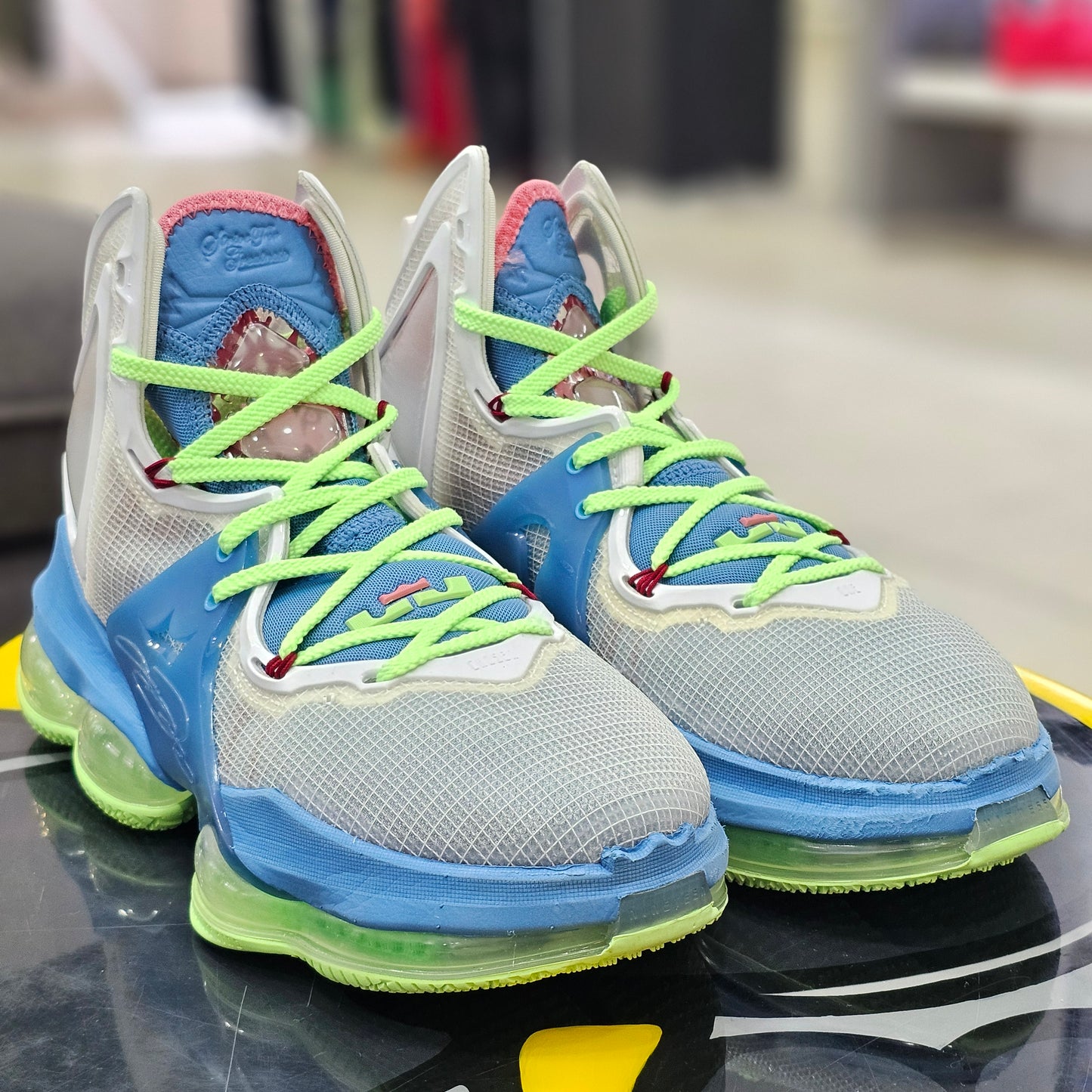 LeBron 19 Dutch Blue Lime Glow