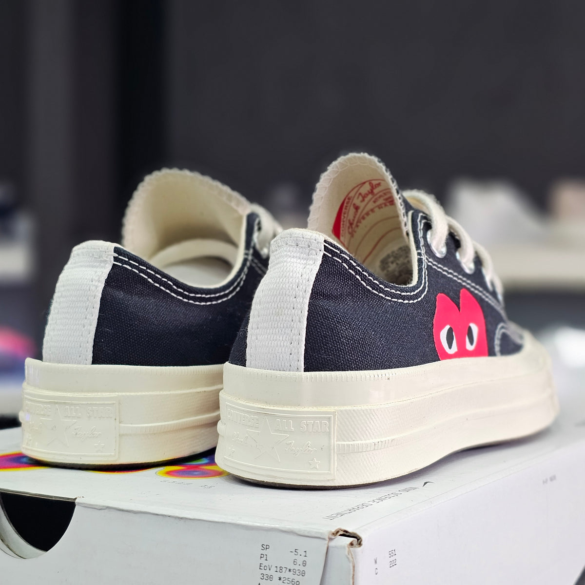 Converse Comme Des Garcons Play Black