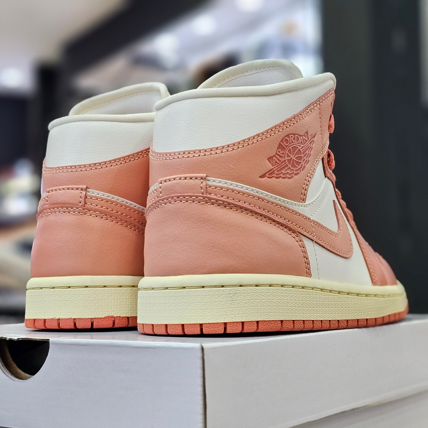 Jordan 1 Mid Sail Madder Root