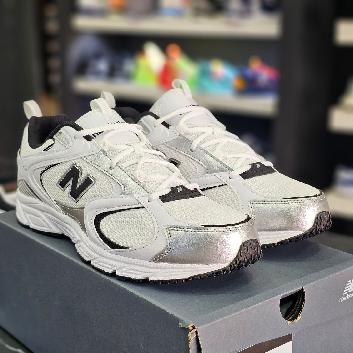 New Balance 408 White Black