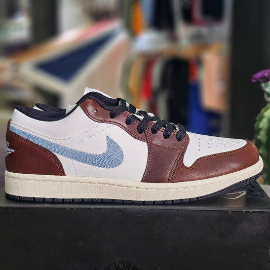Jordan 1 Low Brown Blue Grey