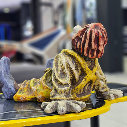 Jeanne Valentine Paper Mache Clown