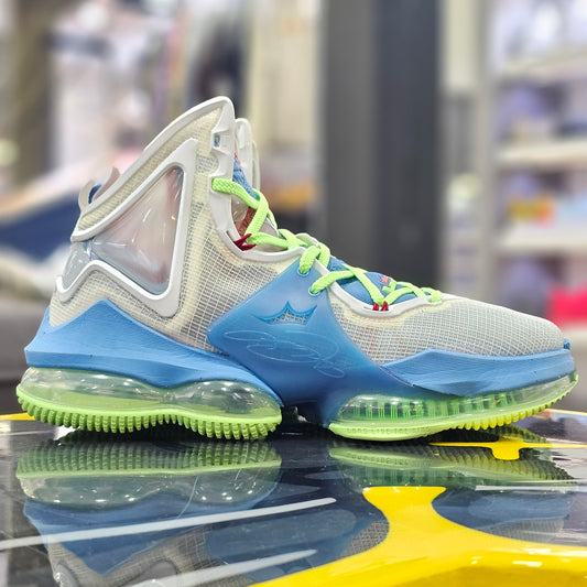 LeBron 19 Dutch Blue Lime Glow