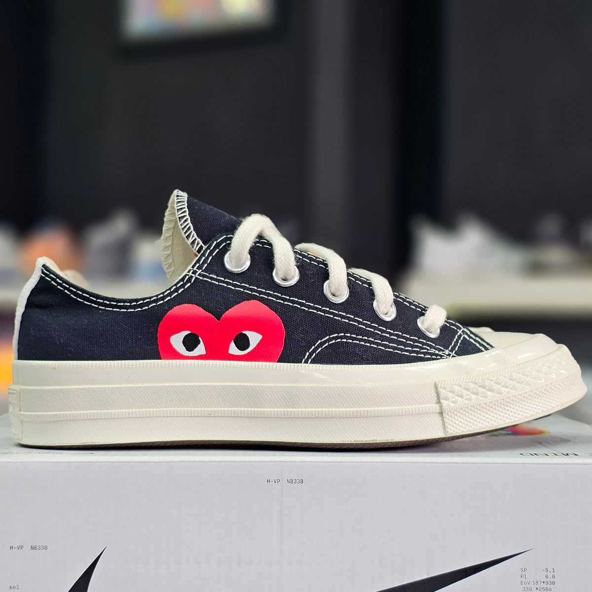 Converse Comme Des Garcons Play Black