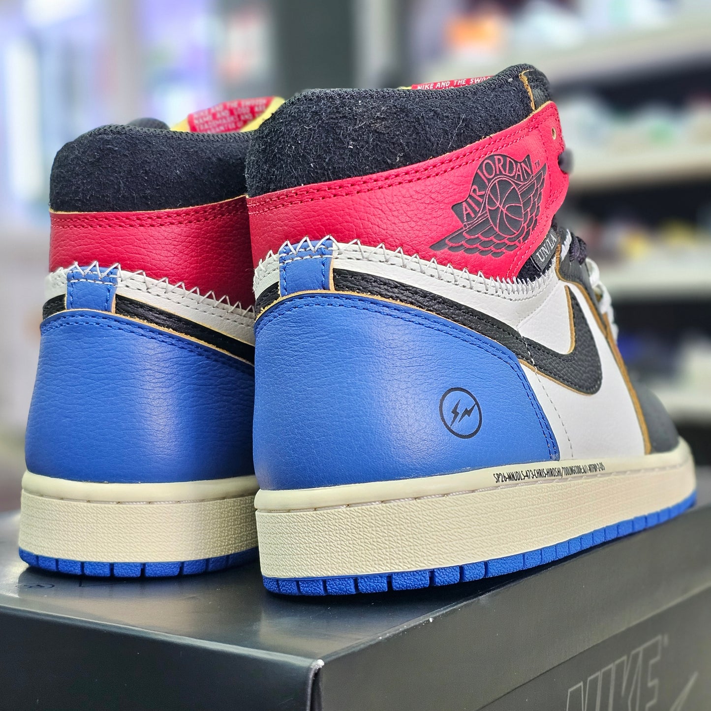 Jordan 1 Retro High OG x Fragment Design x Union LA Varsity Red