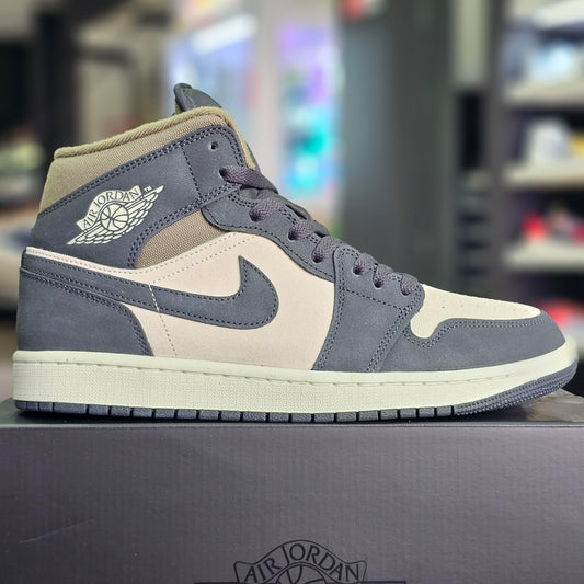 Jordan 1 mid Medium Olive