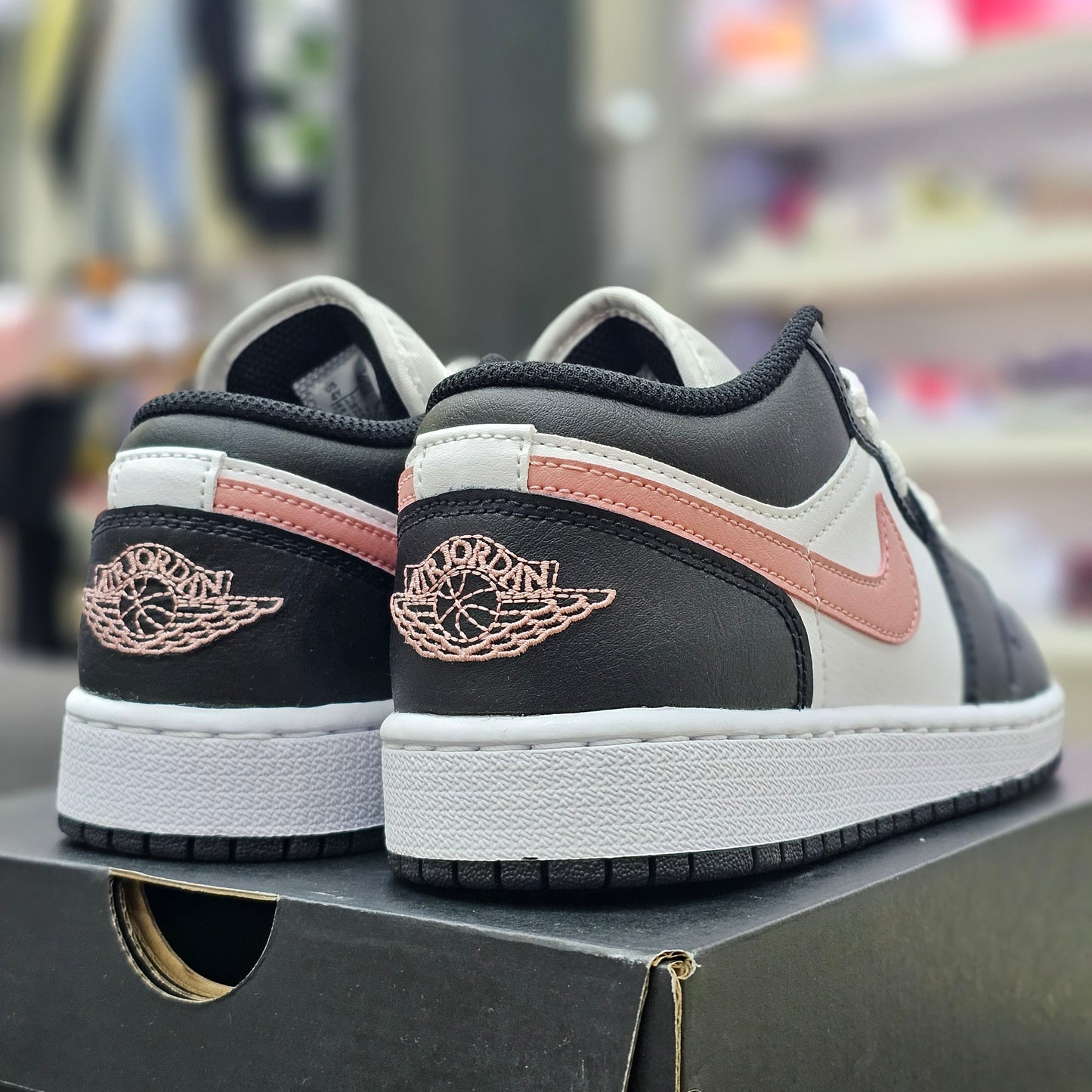 Jordan 1 Low White Black Rust Pink