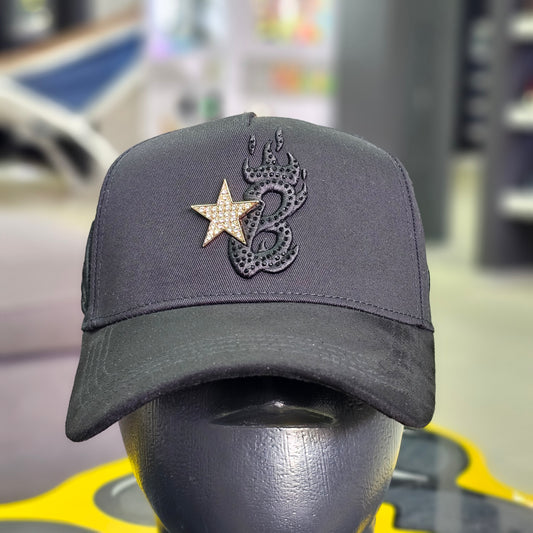 Gorra Barbas Hats B Star Rose Gold