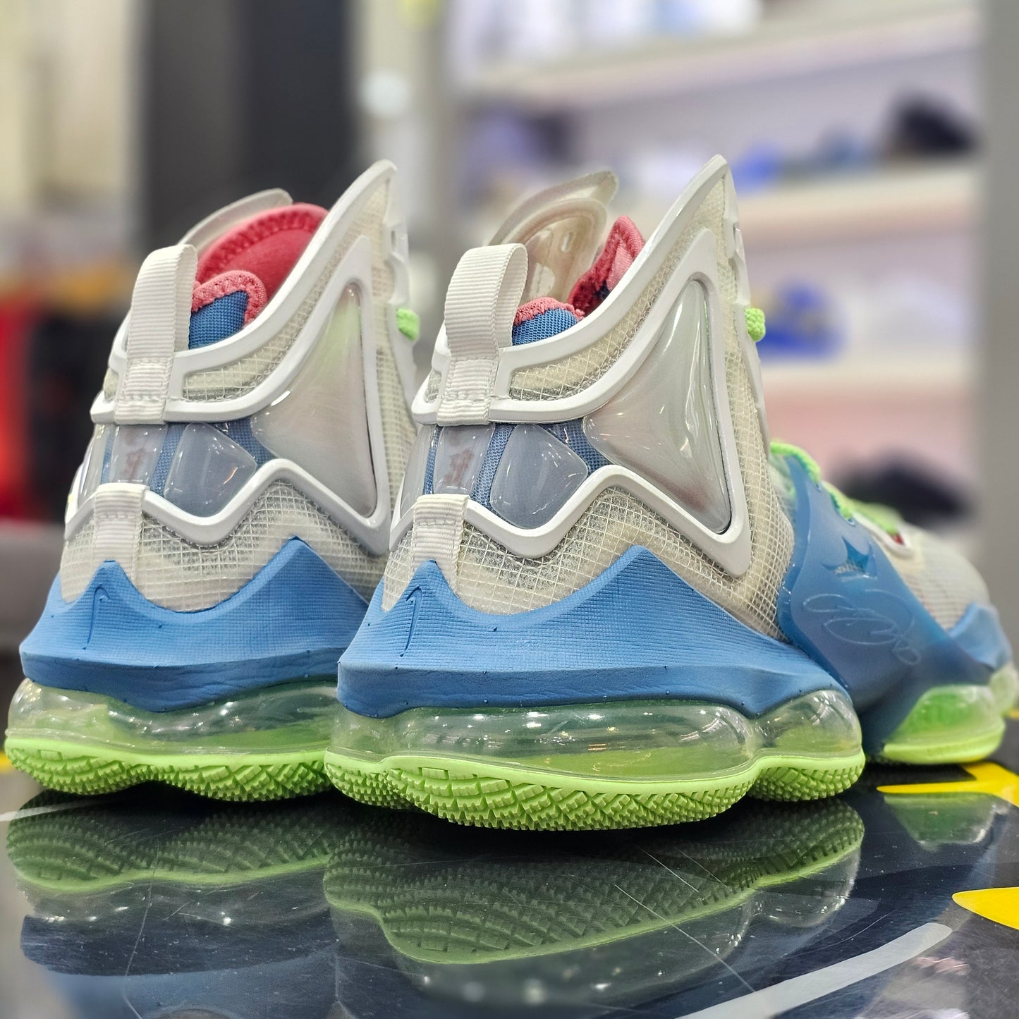 LeBron 19 Dutch Blue Lime Glow