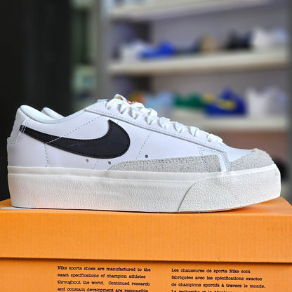 Blazer Low Platform White Black