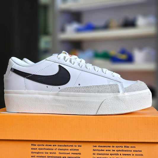 Blazer Low Platform White Black