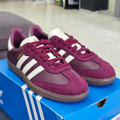 Adidas Samba Maroon Off White Gum