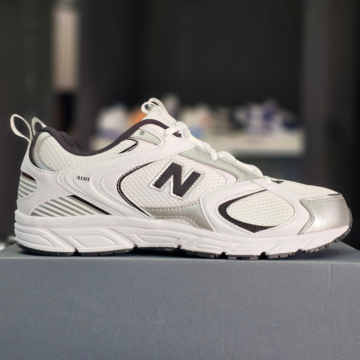 New Balance 408 White Black